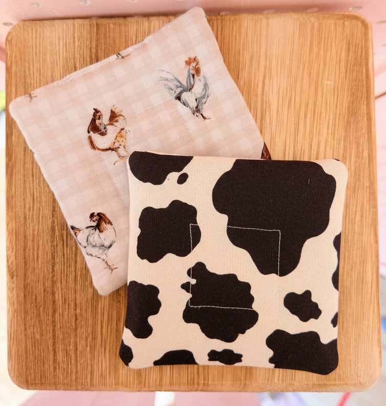 Farmhouse Pillow Coasters